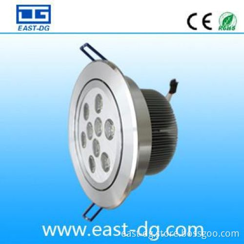 High brightness 9W recessed down light with CE & RoHS approval.